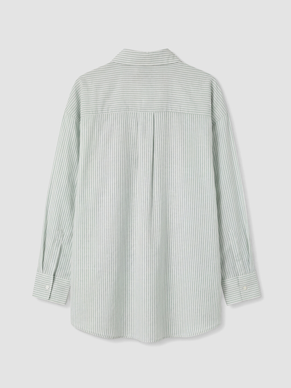 Çizgili Oversize Kadın Gömlek Tunik-8