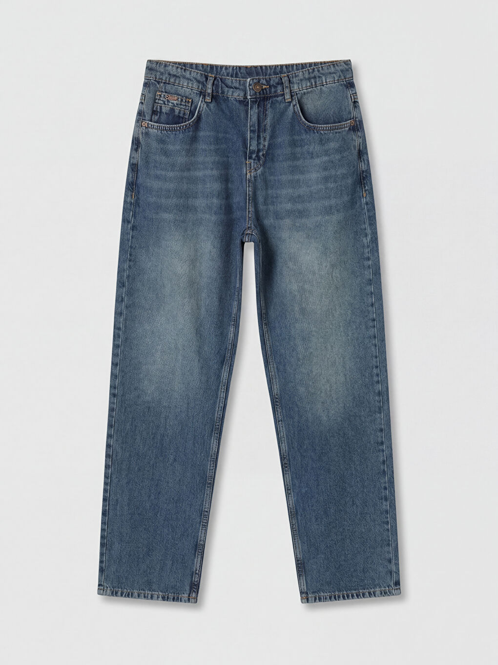 Yeşil 745 Baggy Fit Erkek Jean Pantolon