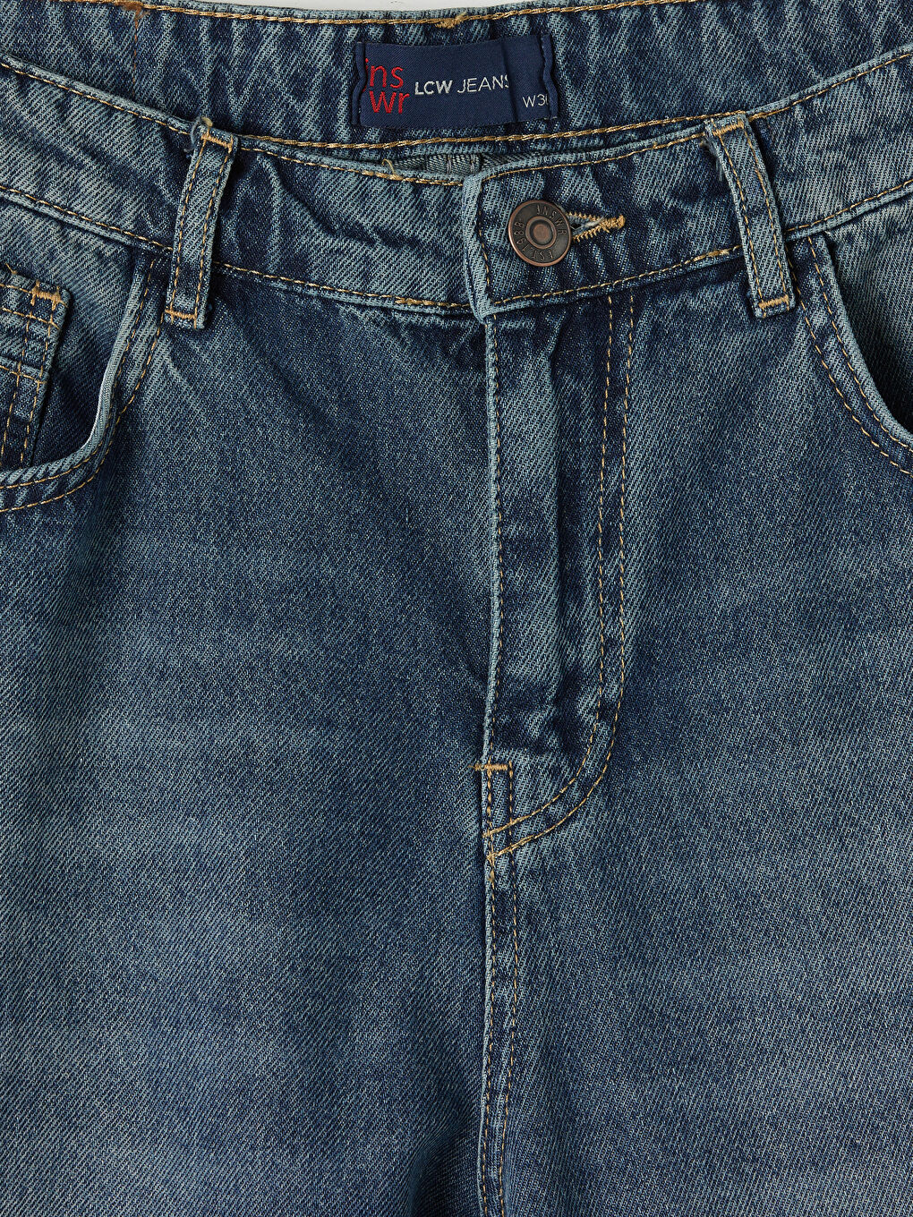 Yeşil 745 Baggy Fit Erkek Jean Pantolon-2