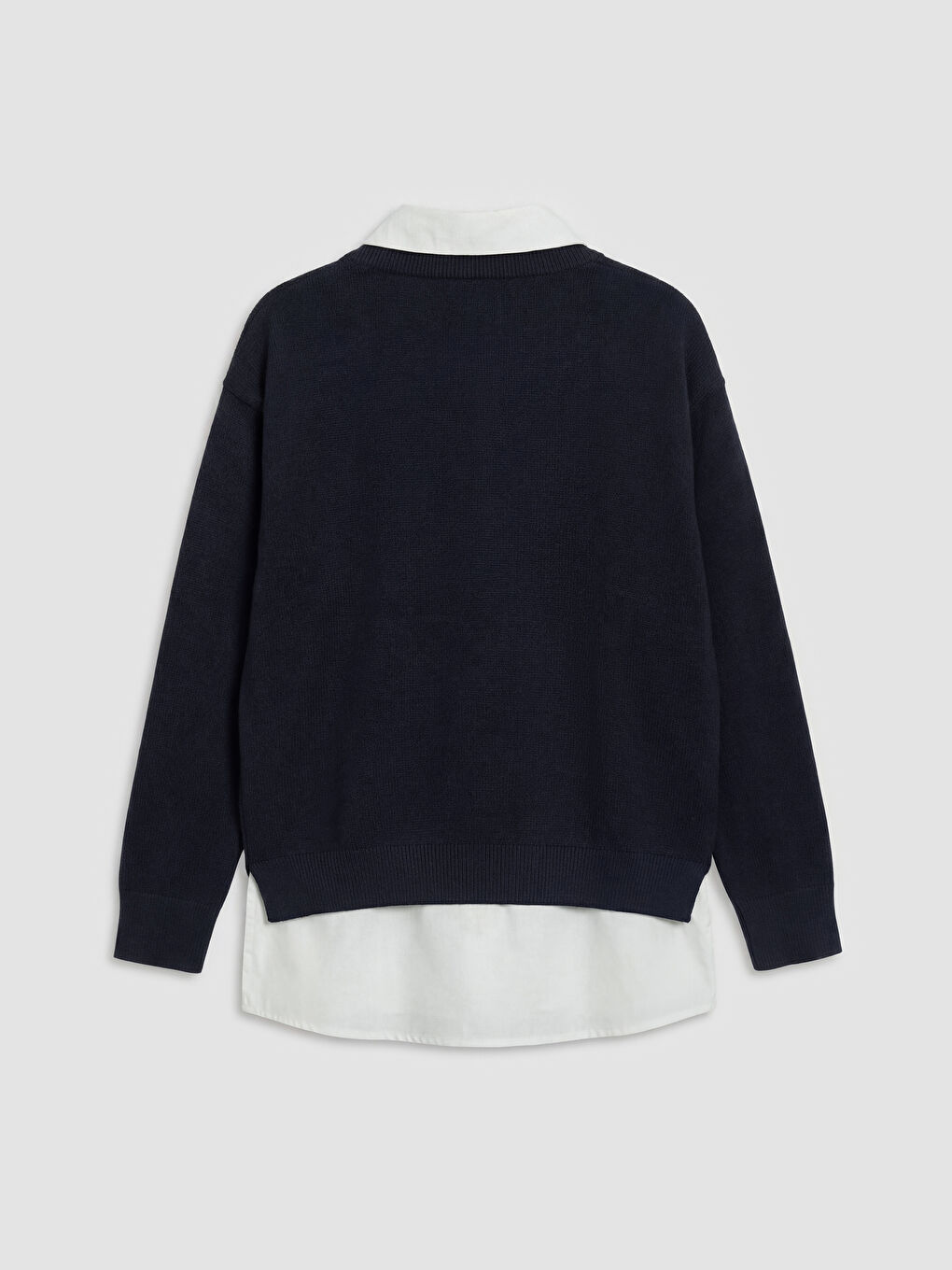 Girl NAVY Sweater-1