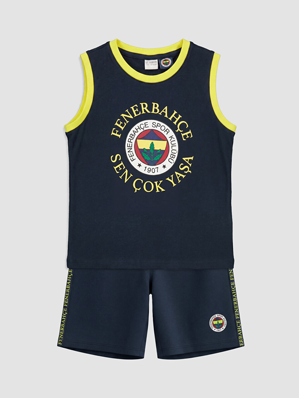 Lacivert Fenerbahçe Erkek Çocuk Şortlu Takım