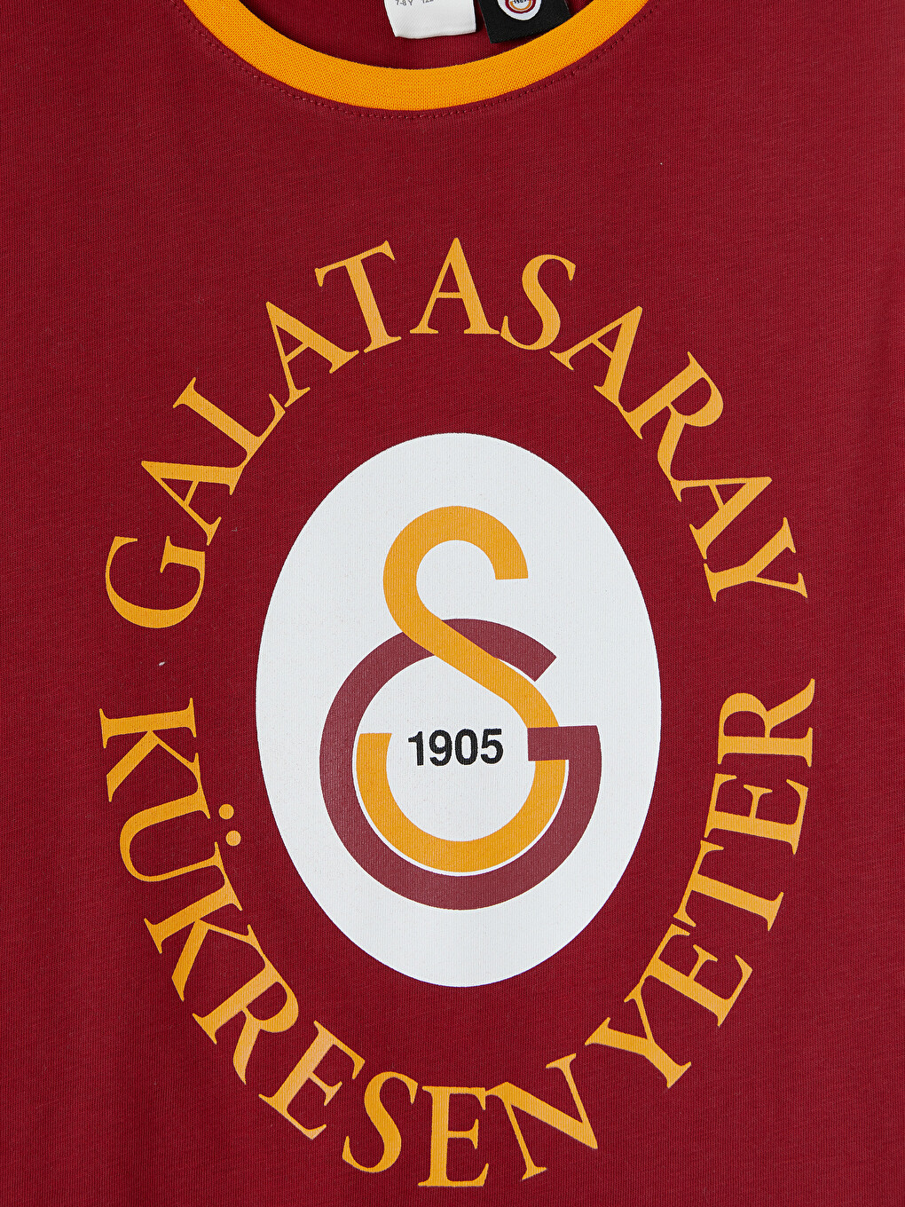 Kırmızı Galatasaray Baskılı Erkek Çocuk Şortlu Pijama Takımı-2