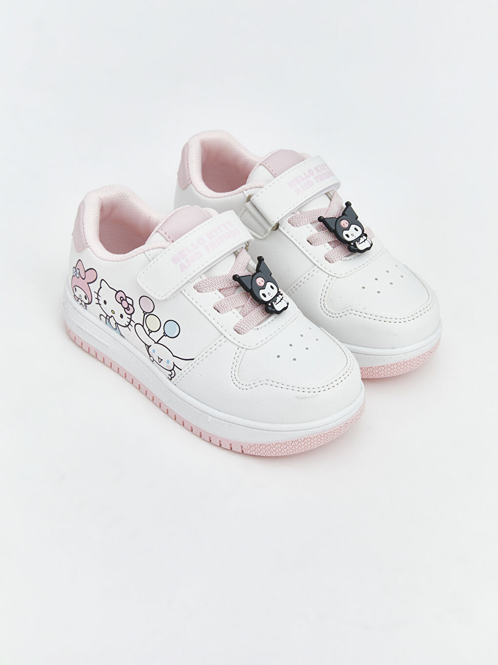 Beyaz Kuromi Baskılı Kız Çocuk Spor Ayakkabı
