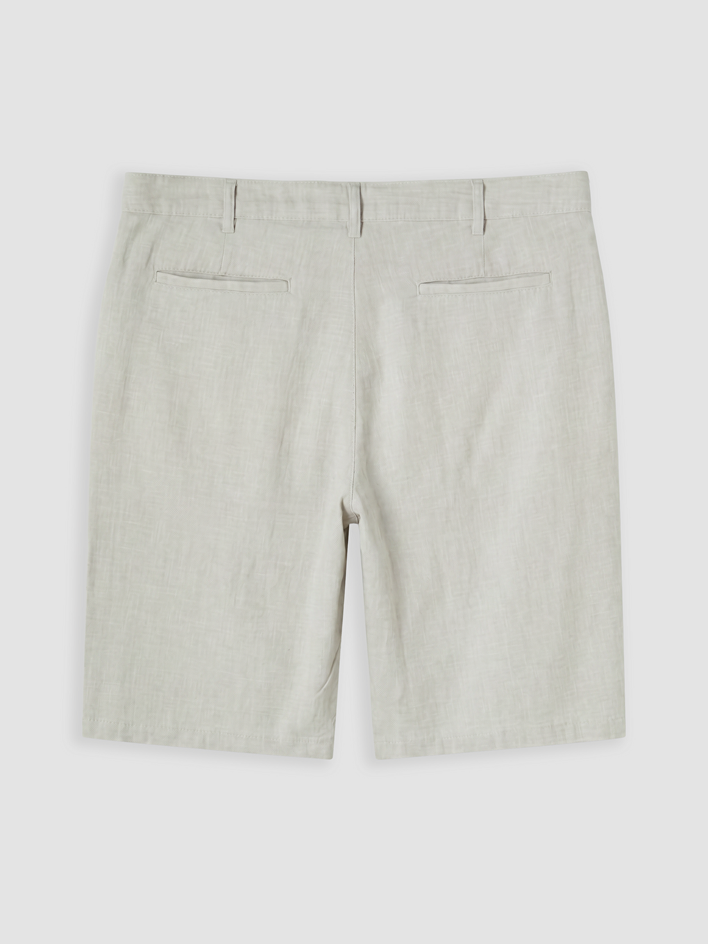 Regular Fit Linen Blend Men's Shorts-5