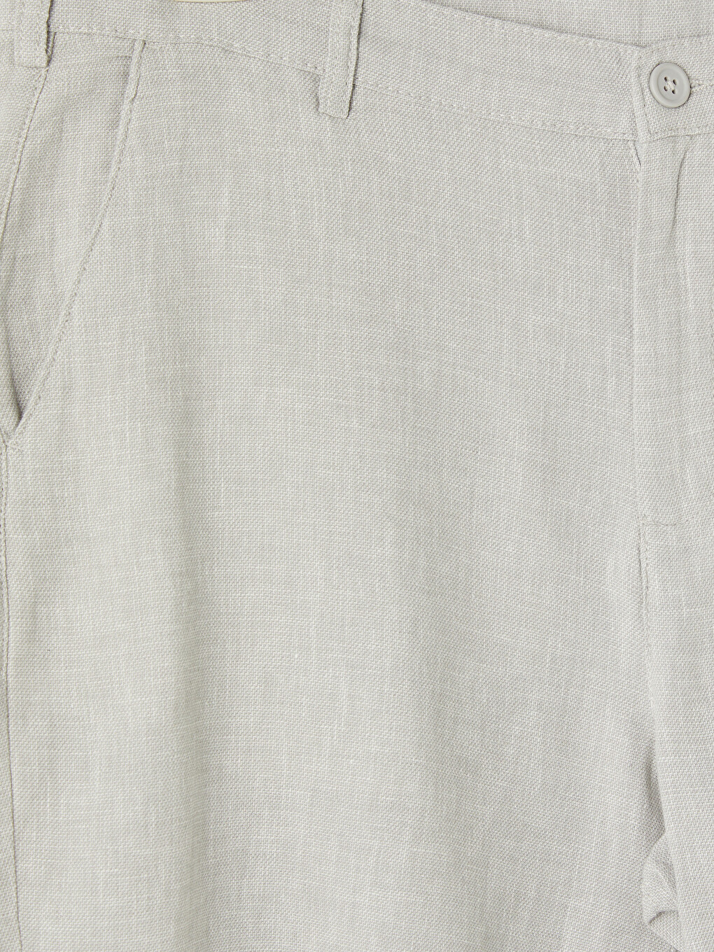 Regular Fit Linen Blend Men's Shorts-6