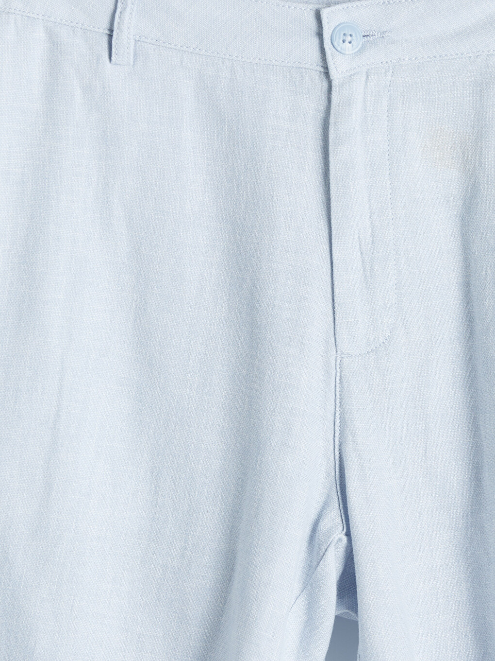 Regular Fit Linen Blend Men's Shorts-4