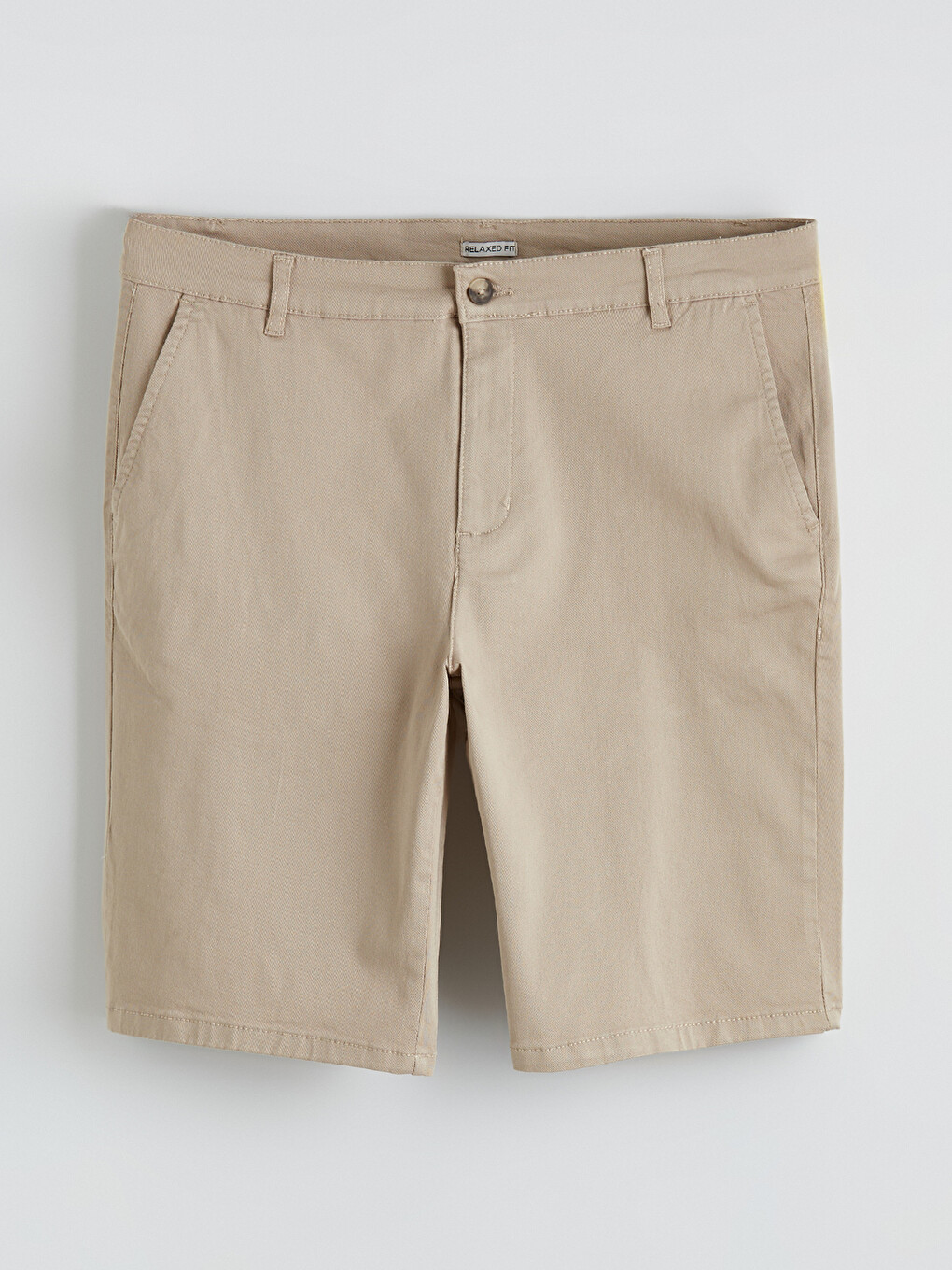 Regular Fit Linen Blend Men's Shorts-4