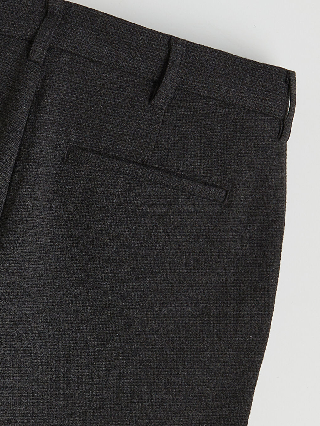 Antrasit Standart Kalıp Erkek Pantolon-1