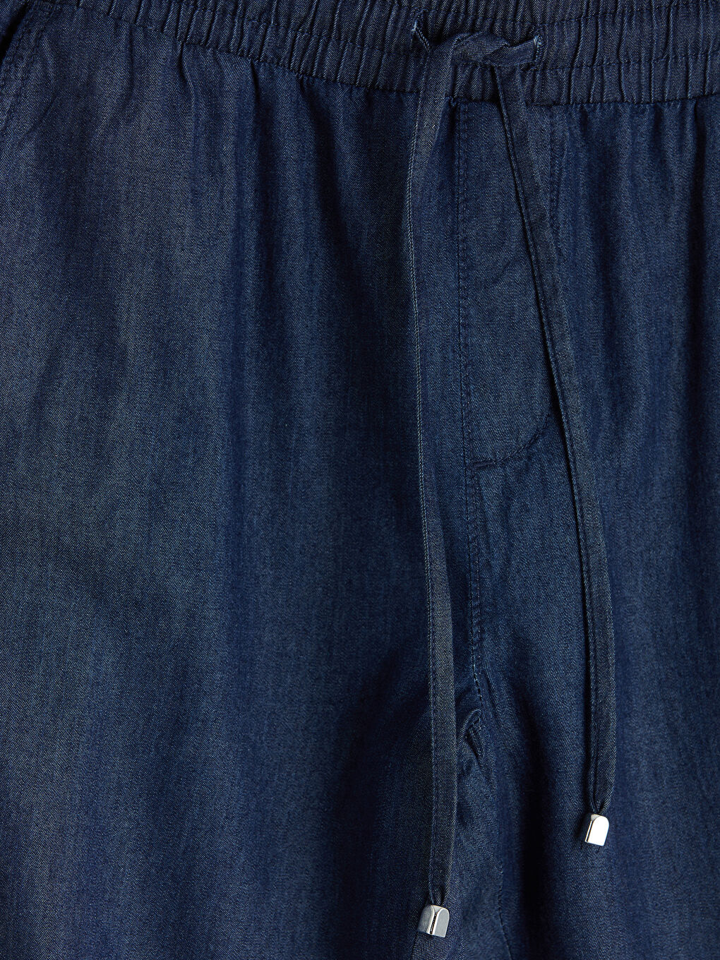 Siyah Beli Lastikli Carrot Fit Kadın Jean Pantolon-6