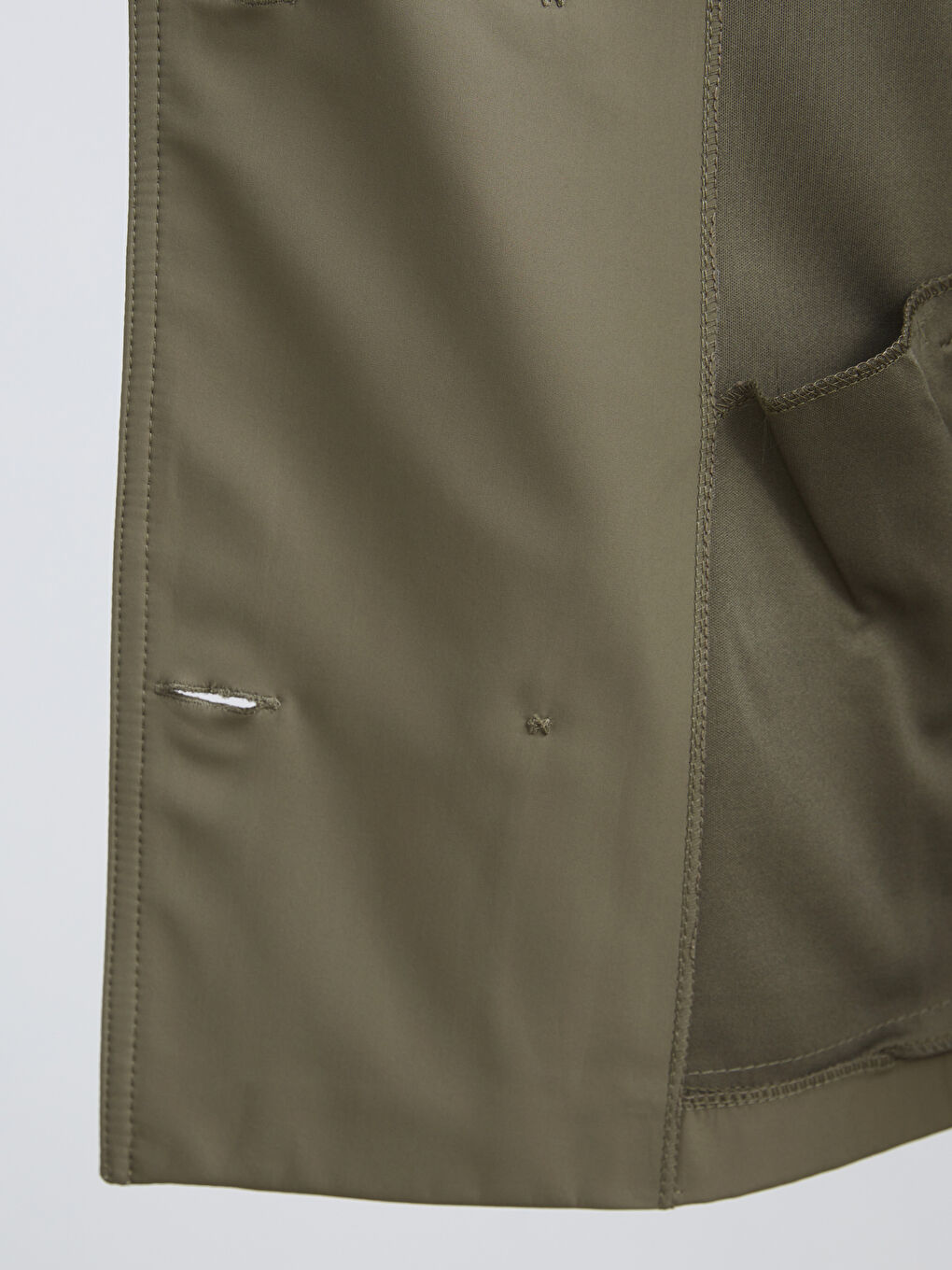 بالطو ترنش نسائي مزدوج الصفوف-2