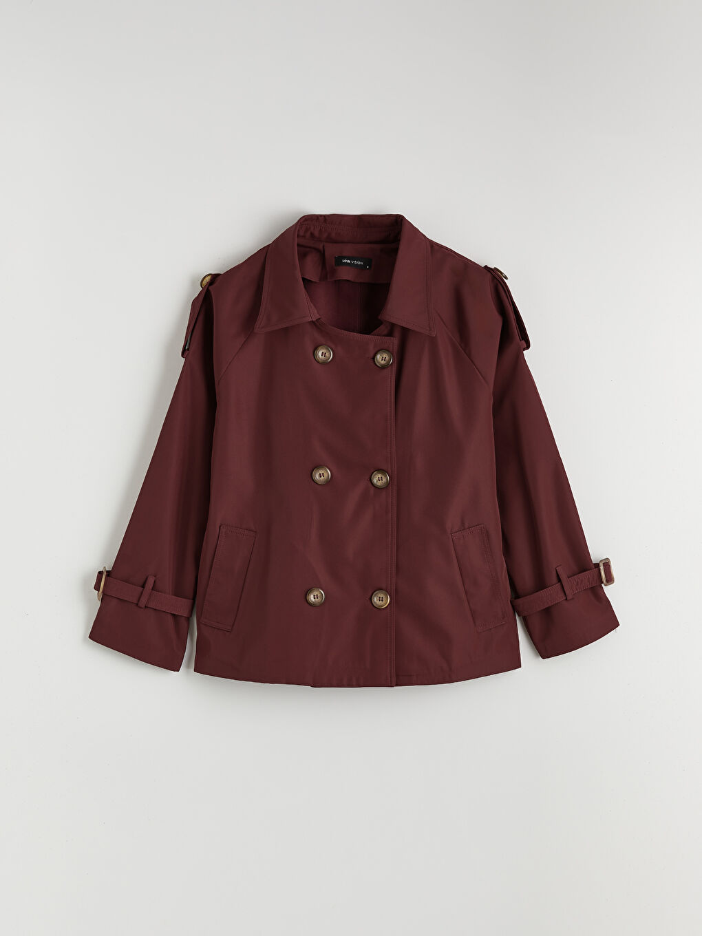 Woman BORDEAUX Trenchcoat