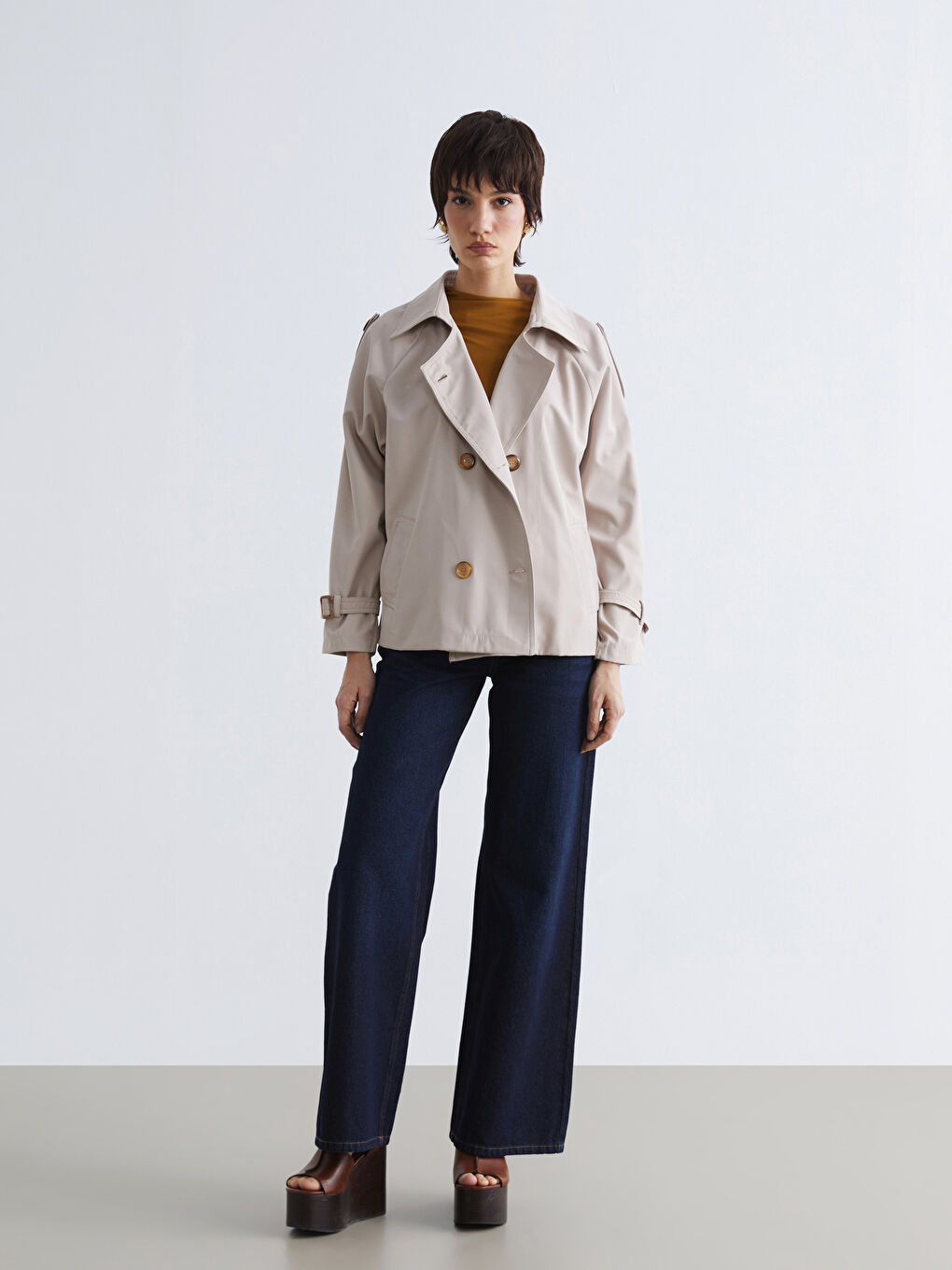 بالطو حريمي بدبل بريستد-1