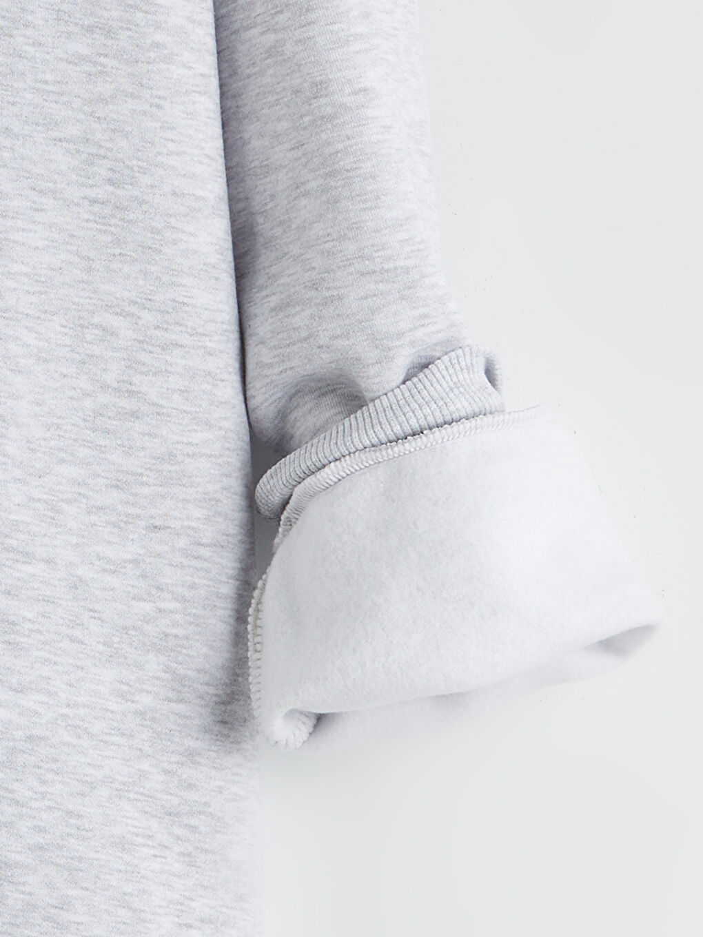 Gri Hogwarts Baskılı Oversize Kadın Kalın Sweatshirt-5