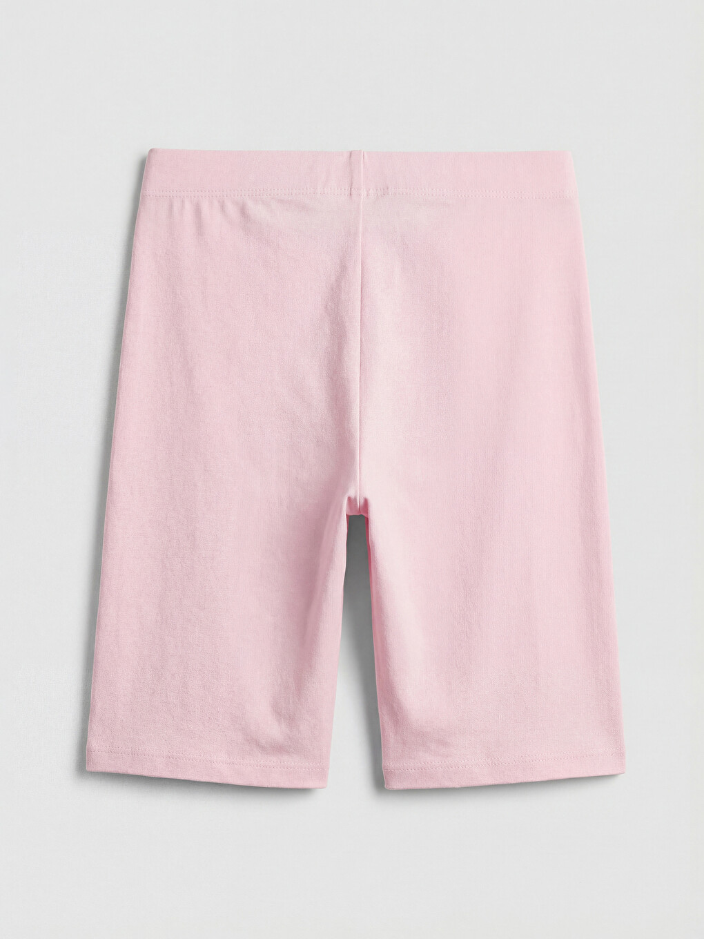 Pembe Belli Lastikli Kız Çocuk Kısa Tayt-1