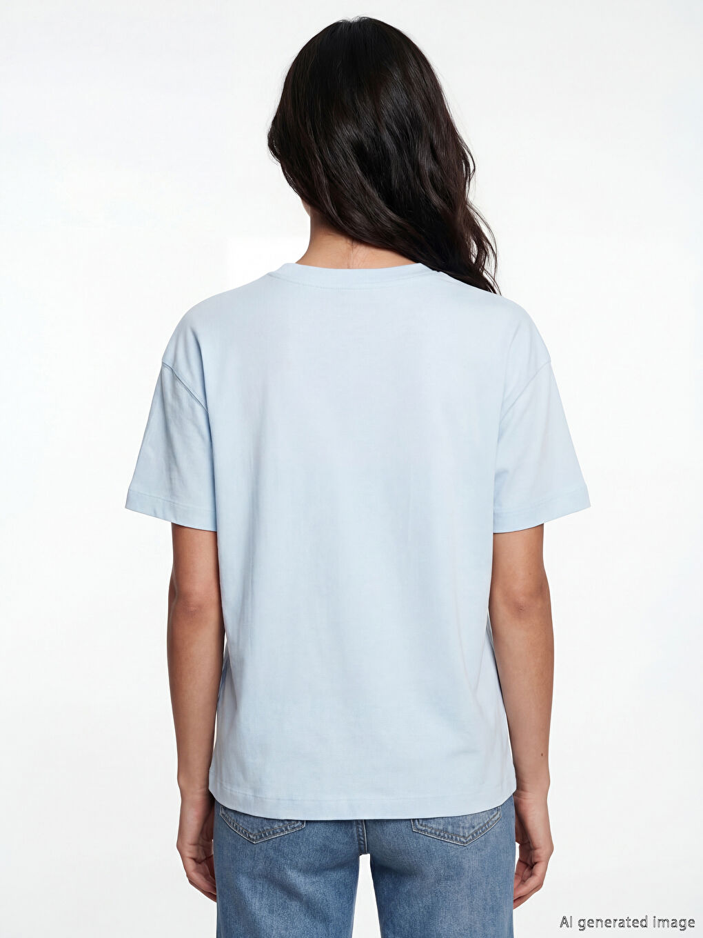 Γυναίκα ΜΠΛΕ Μπλουζάκι-2