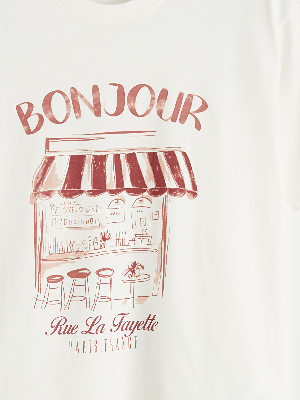 Woman ECRU T-Shirt-5