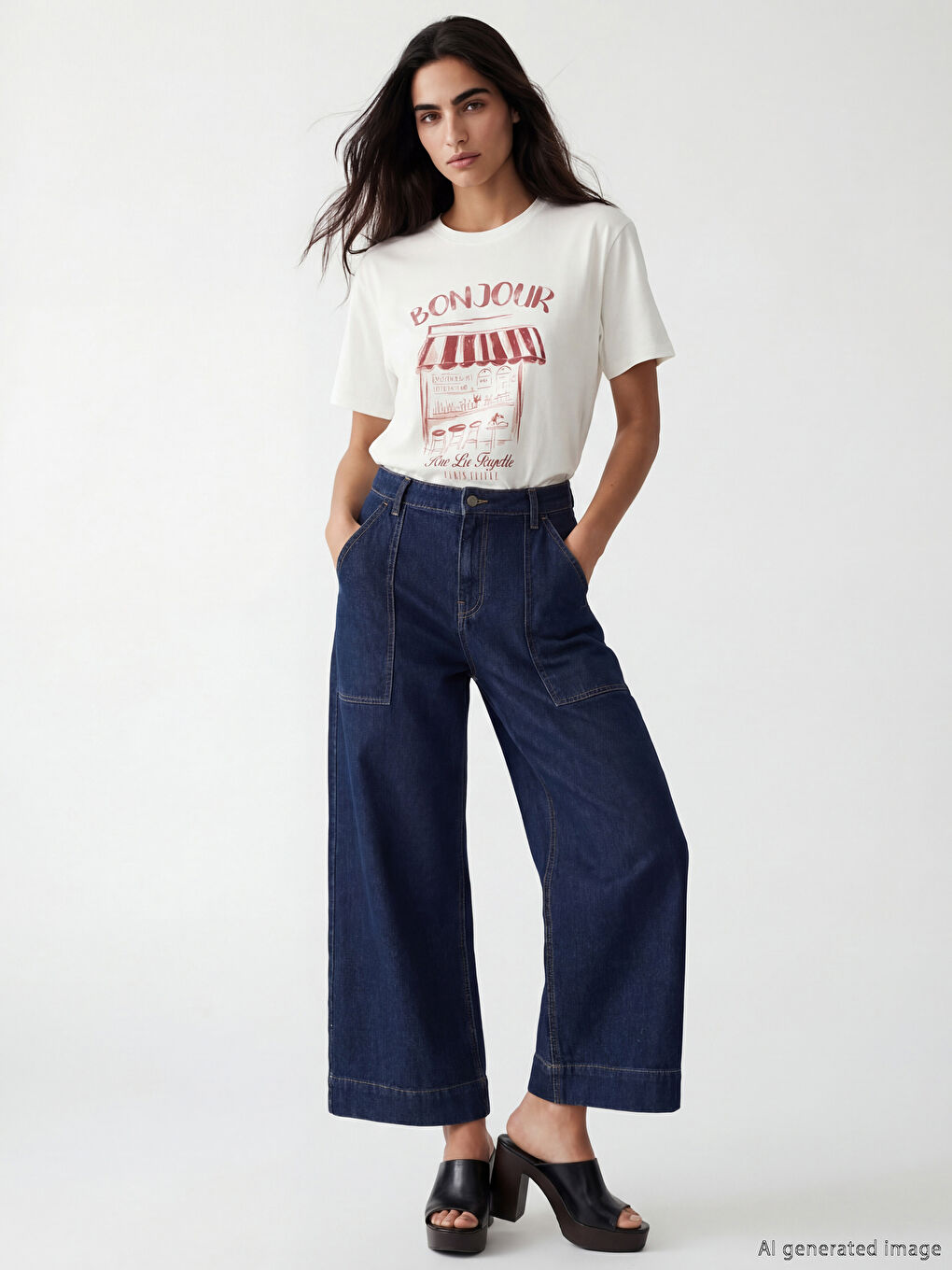 Woman ECRU T-Shirt-1