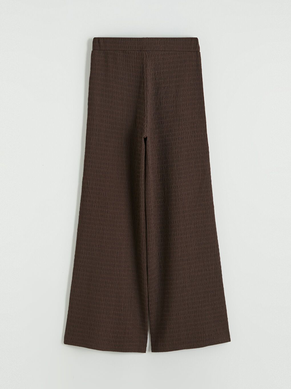Elastic Waist Textured Women's Trousers-6