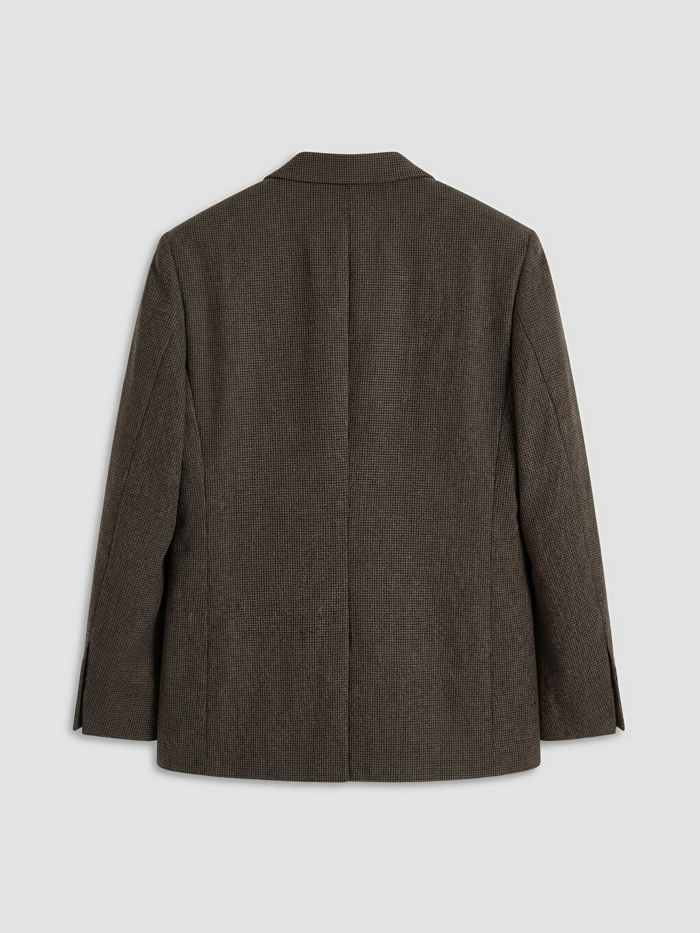 Kahverengi Standart Kalıp Erkek Blazer Ceket-1