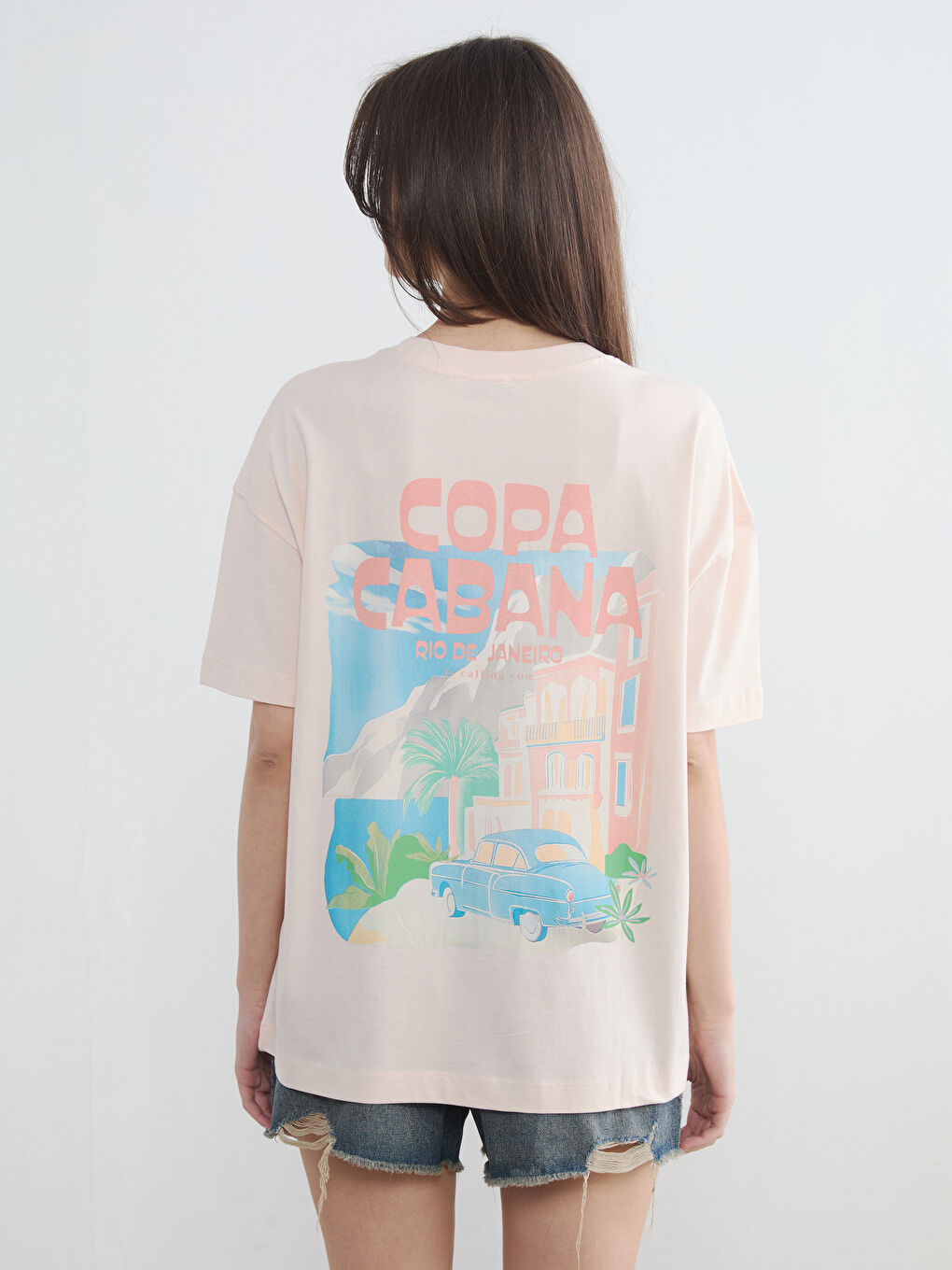 Γυναίκα ΡΟΖ Μπλουζάκι-3