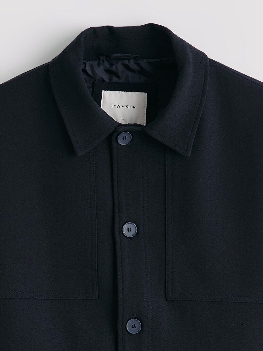 Lacivert Standart Kalıp Erkek Mont-2