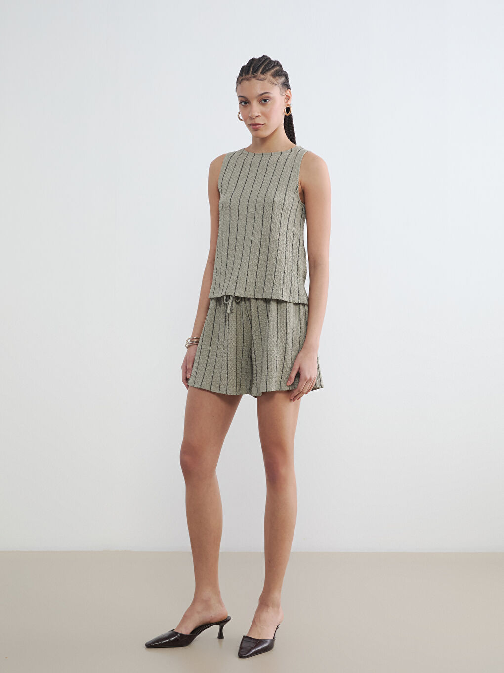 Woman GREEN Tank Top-1