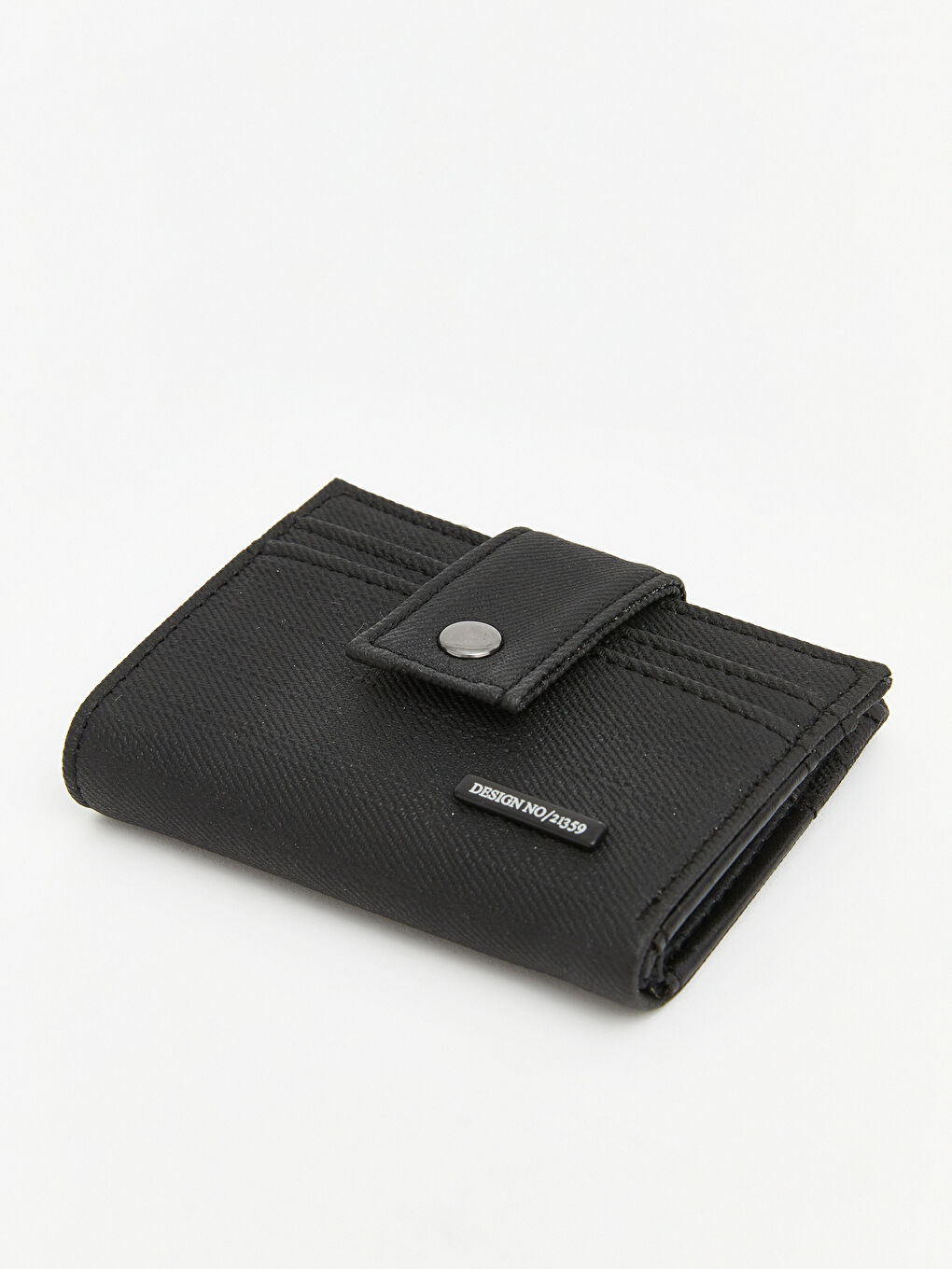 Siyah Deri Görünümlü Erkek Cüzdan-1