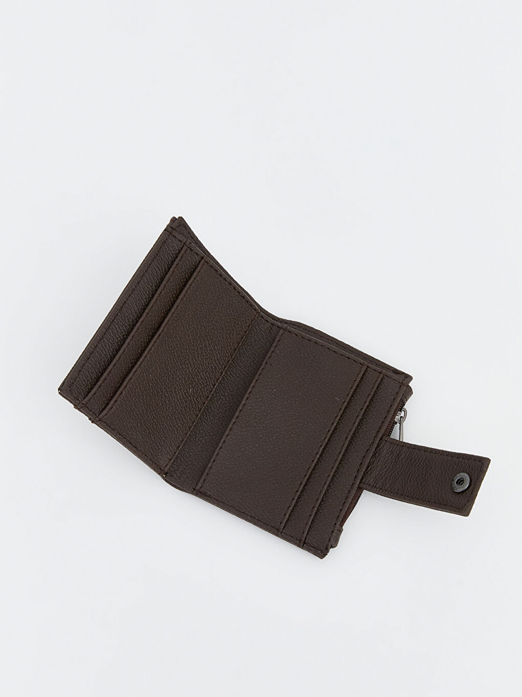 Kahverengi Deri Görünümlü Erkek Cüzdan-2