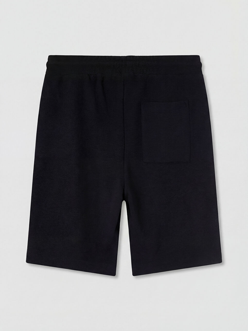 Siyah Regular Fit Ottoman Erkek Şort-1