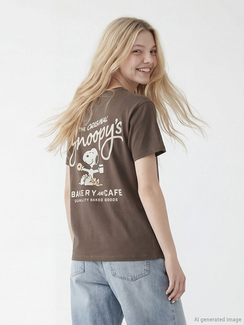 Woman BROWN T-Shirt-0