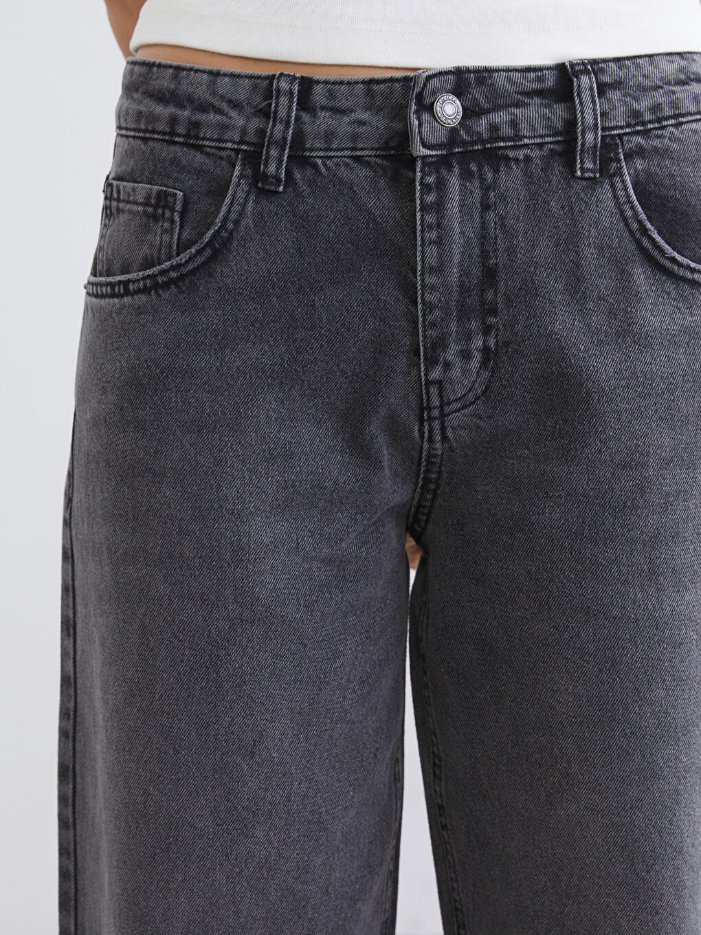 جينز رمادي امرأة-2