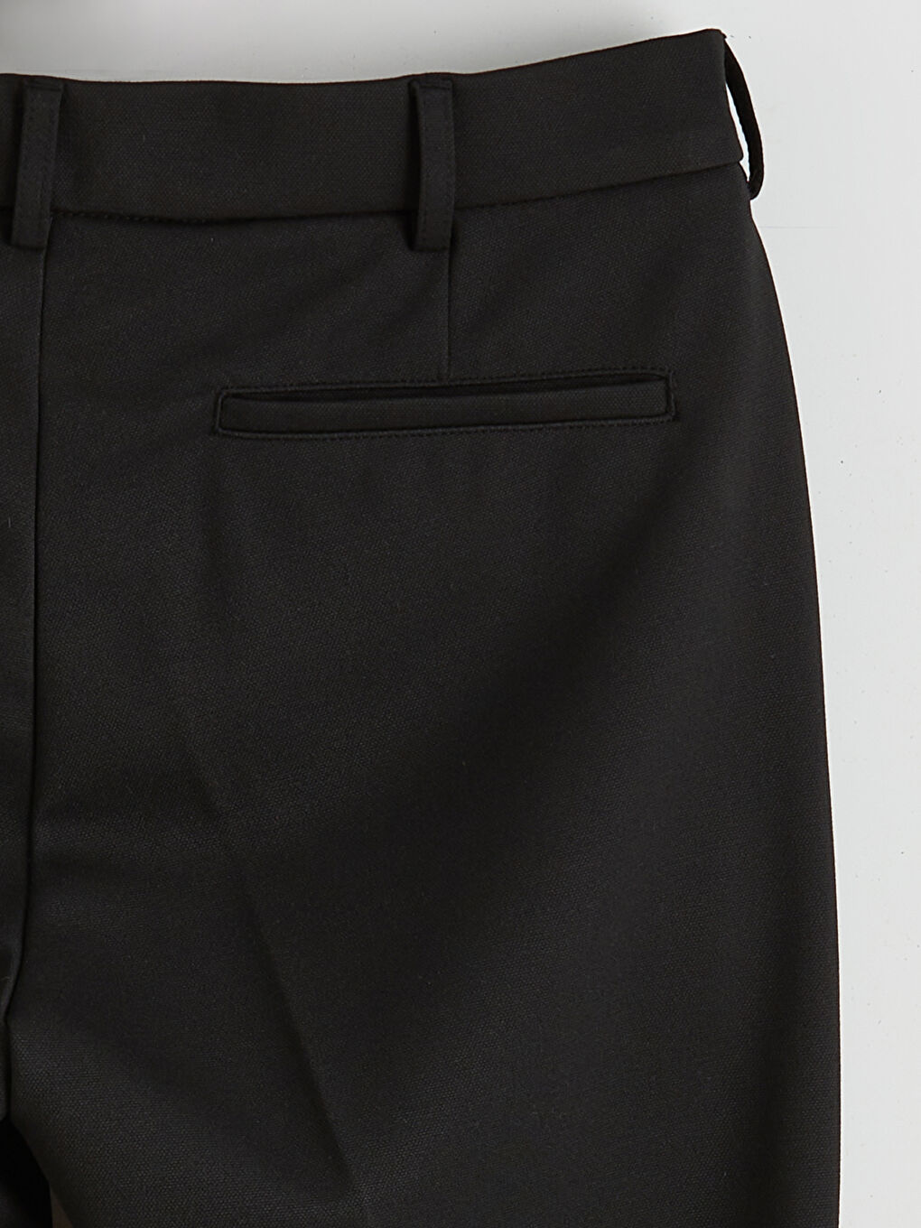 Siyah Dar Kalıp Erkek Chino Pantolon-2