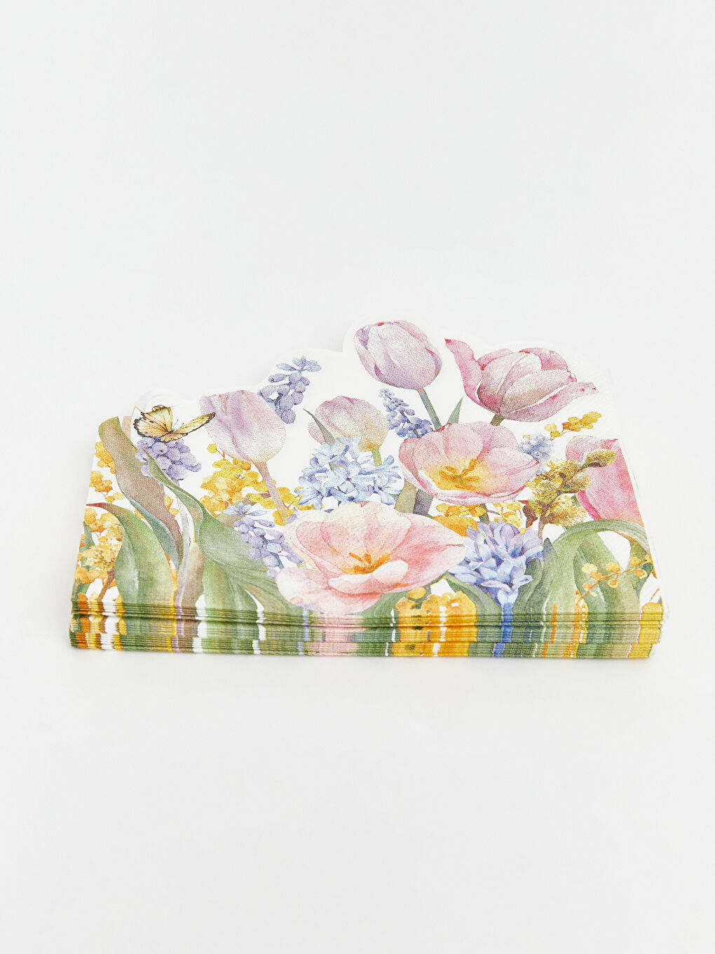 Karışık Çiçekli Dekoratif Kağıt Peçete 20'li-2