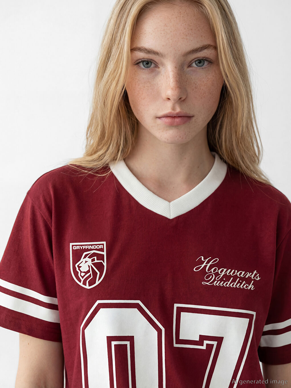 Harry Potter Printed Oversize Women's T-Shirt-2