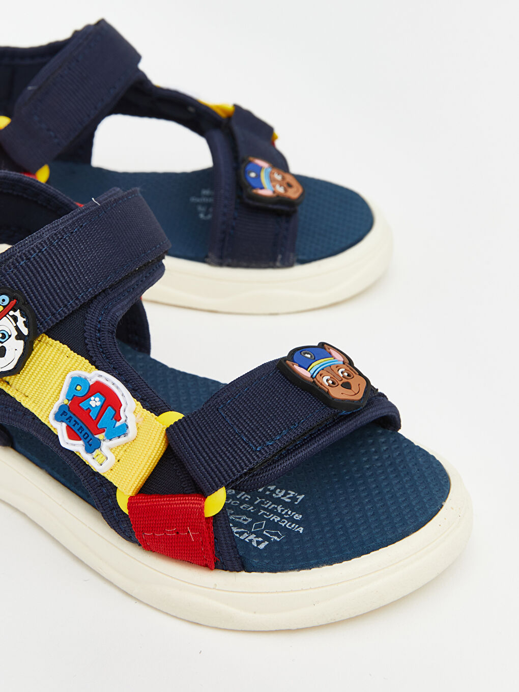 Lacivert Cırt Cırtlı Paw Patrol Baskılı Erkek Bebek Sandalet-2