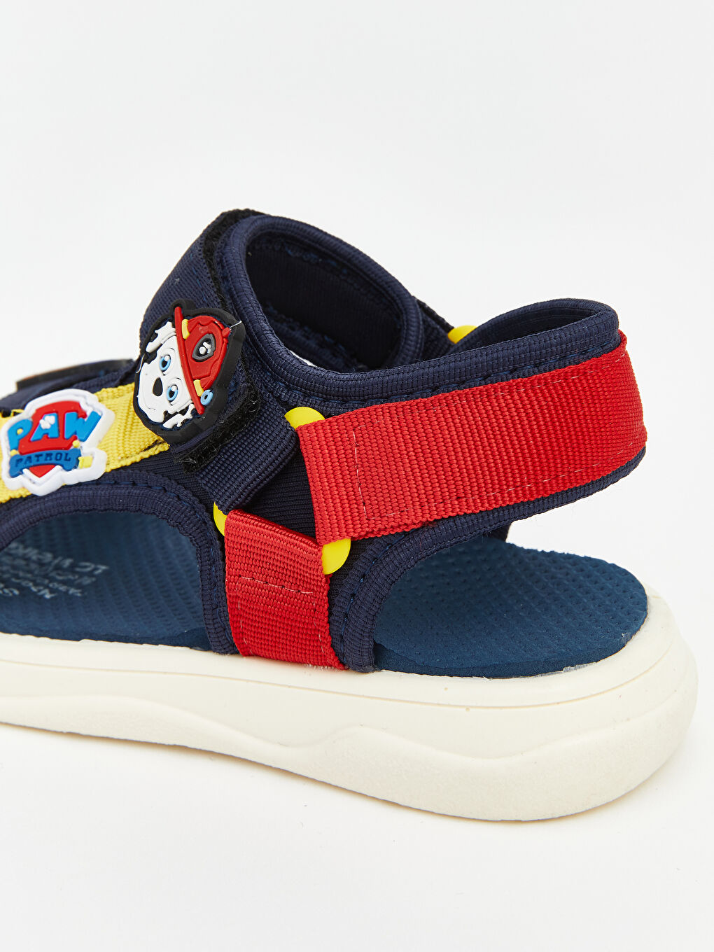 Lacivert Cırt Cırtlı Paw Patrol Baskılı Erkek Bebek Sandalet-4