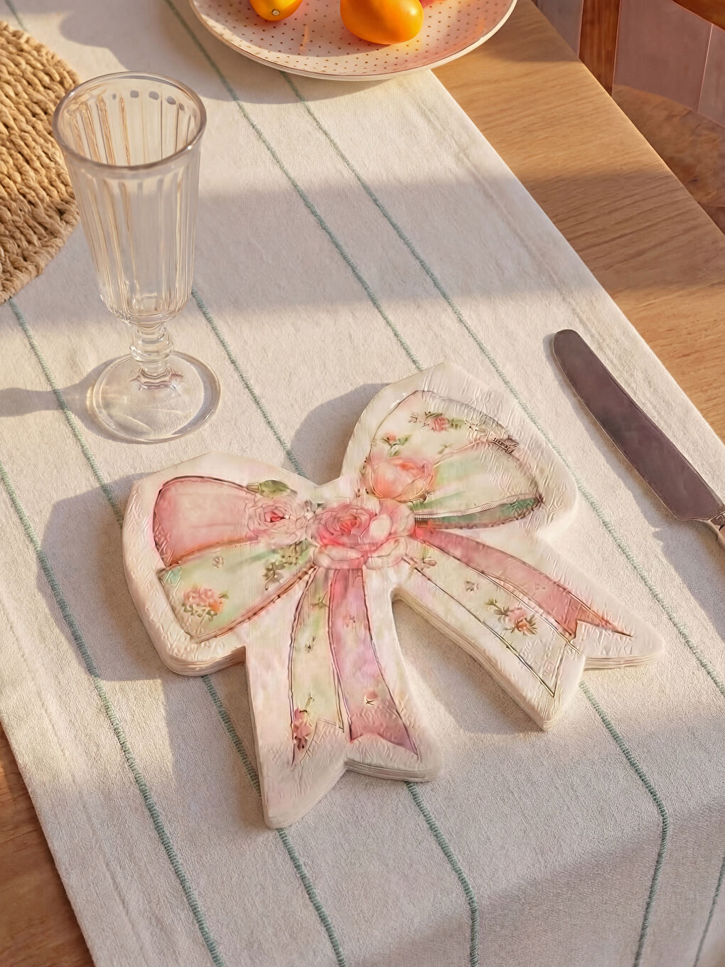 Karışık Fiyonk Baskılı Kağıt Peçete 20'li