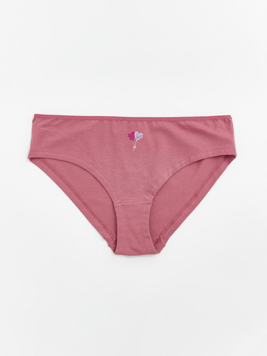 Pembe Desenli Bikini Külot 3'lü -3