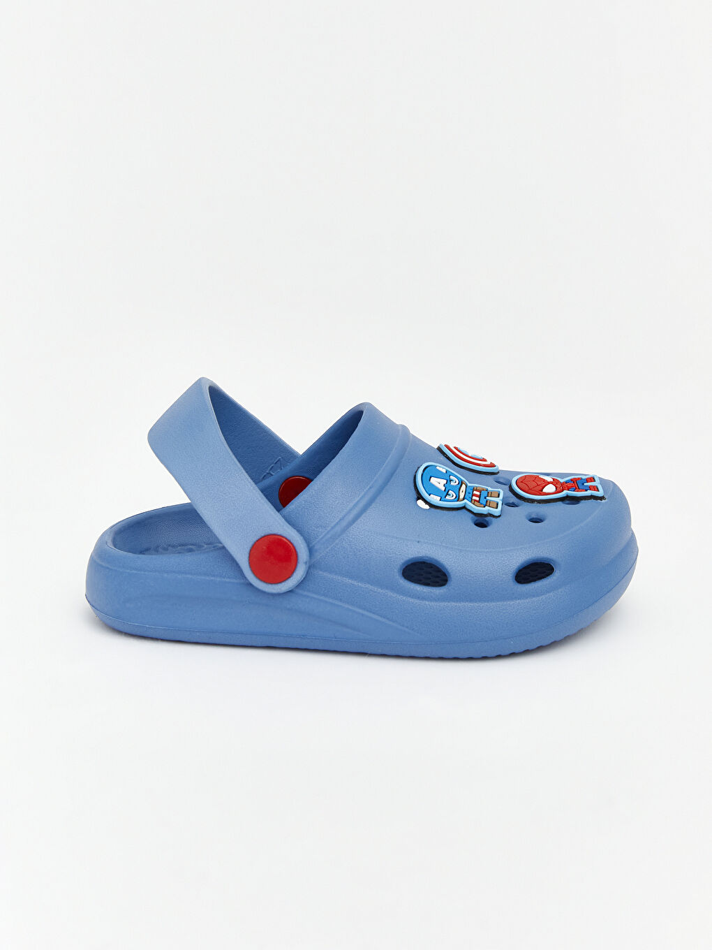 Mavi Spider-Man Baskılı Erkek Bebek Sandalet-1