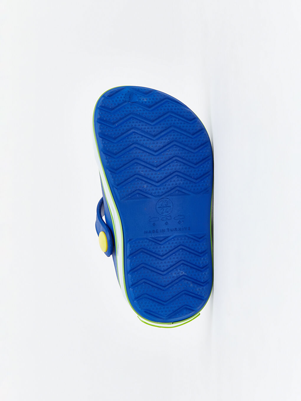 Mavi Desenli Erkek Bebek Plaj Sandalet-4