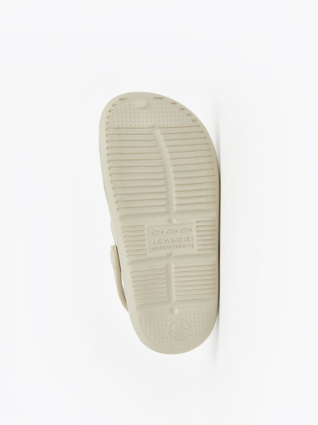 Bej Baskılı Erkek Bebek Plaj Sandaleti-3