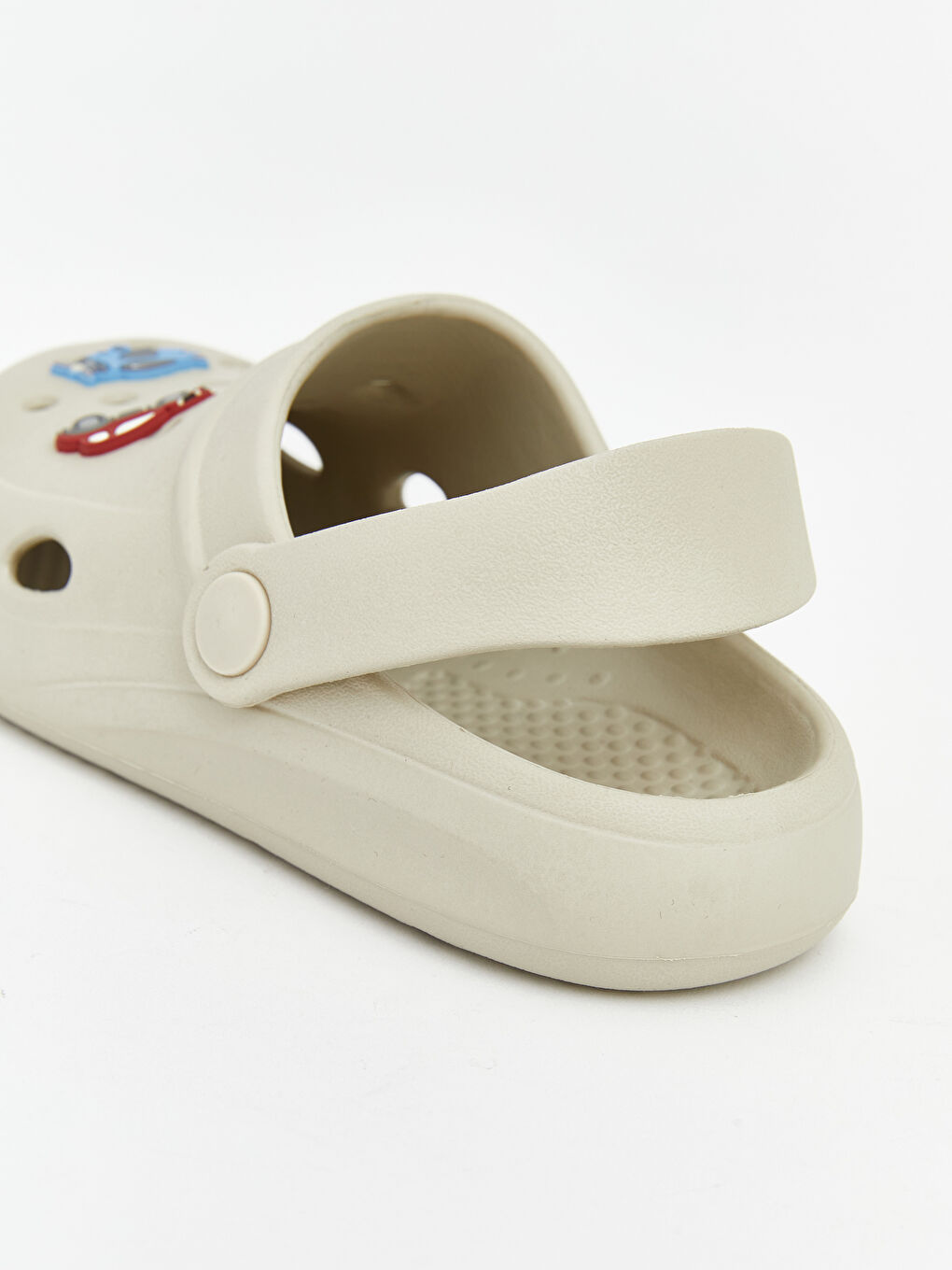 Bej Baskılı Erkek Bebek Plaj Sandaleti-4