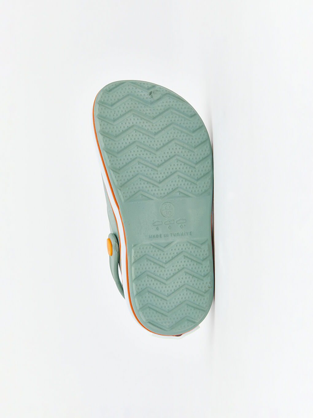Yeşil Ayıcık Baskılı Erkek Bebek Plaj Sandaleti-4
