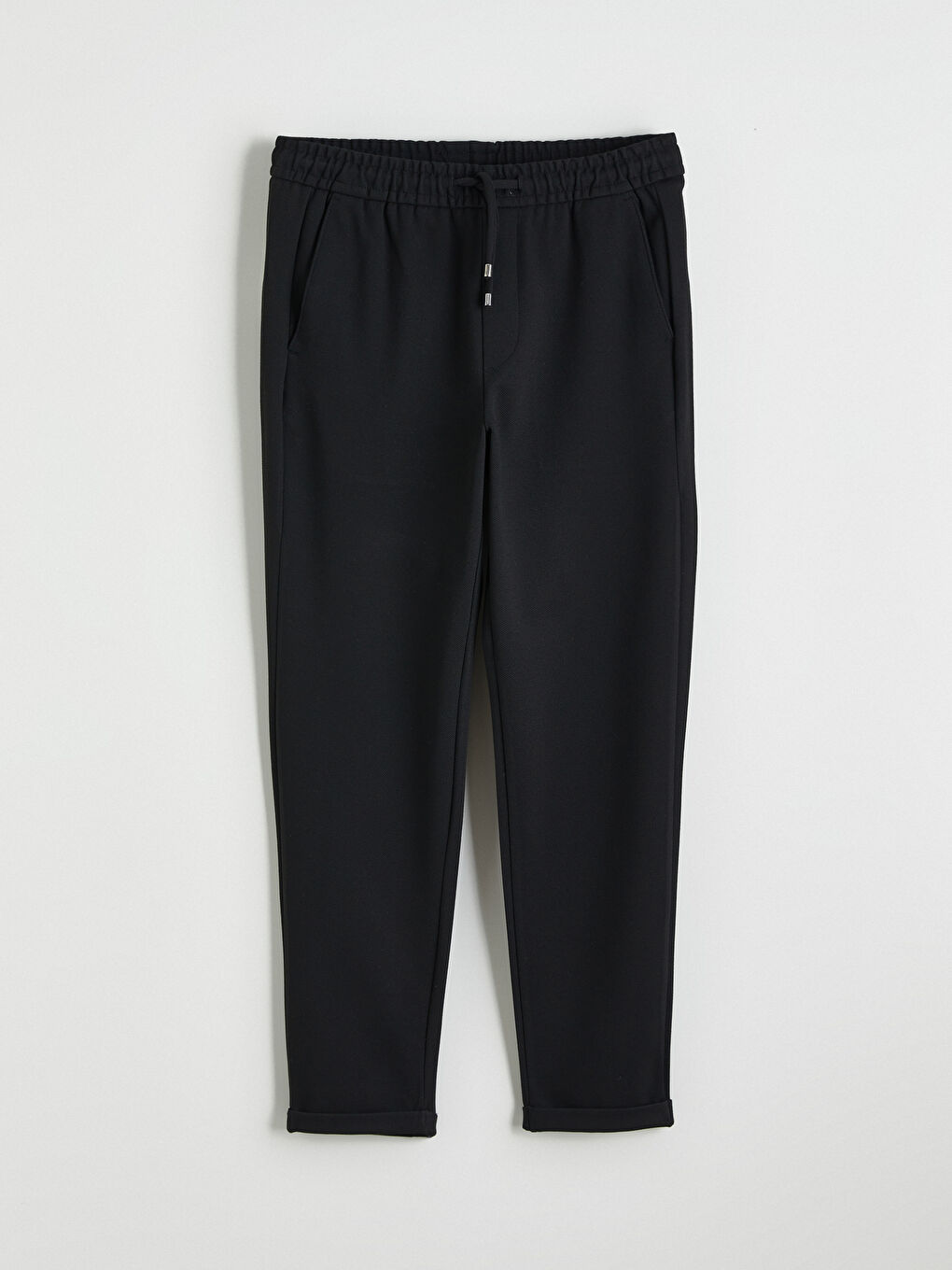 Siyah Standart Kalıp Erkek Pantolon