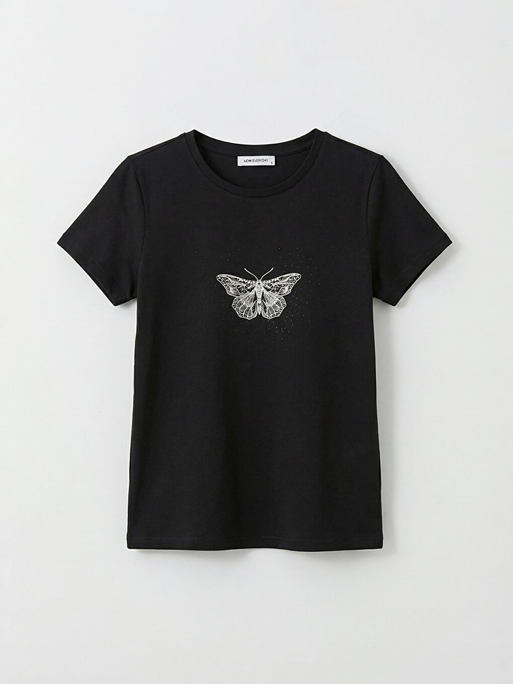 Crew Neck Embellished Women's Blouse-4