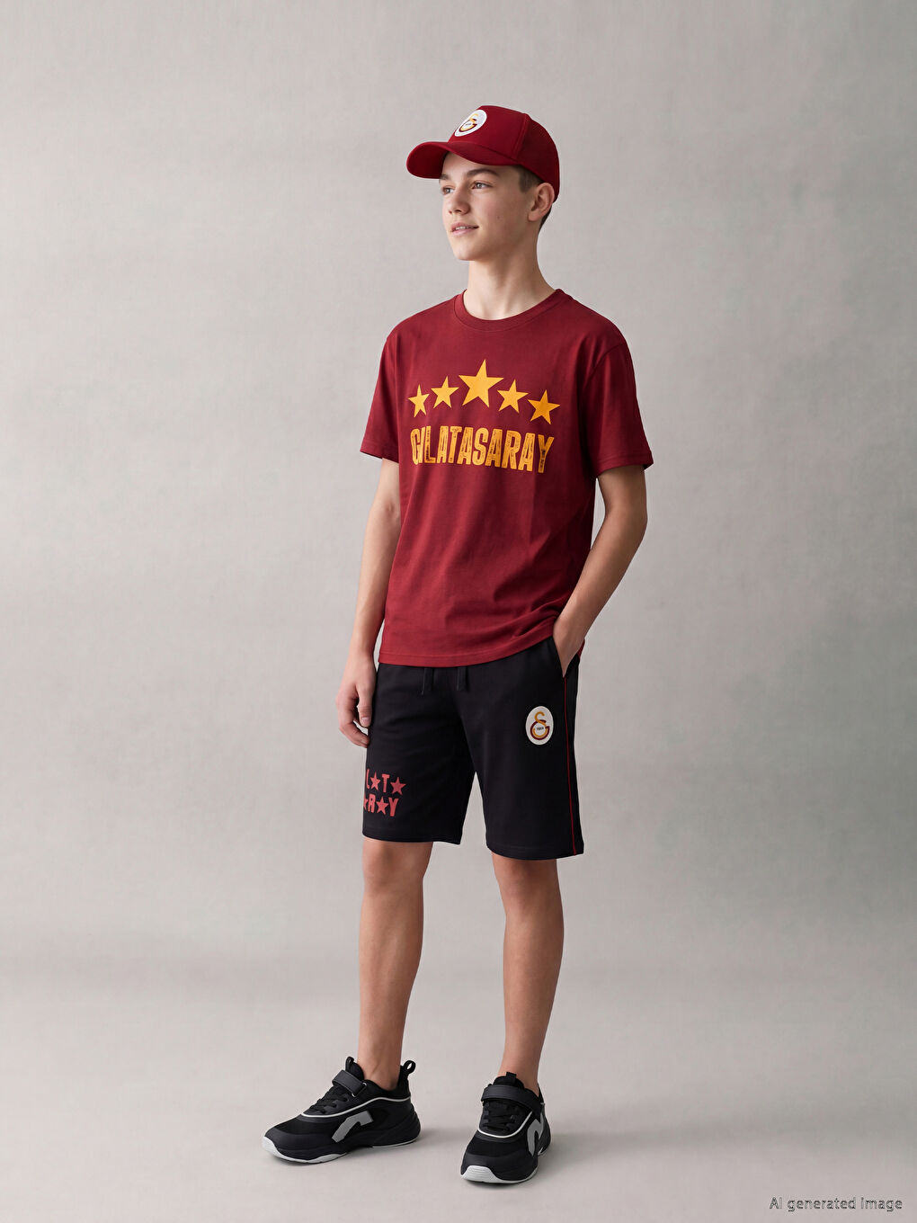 Boy's Galatasaray Print Shorts