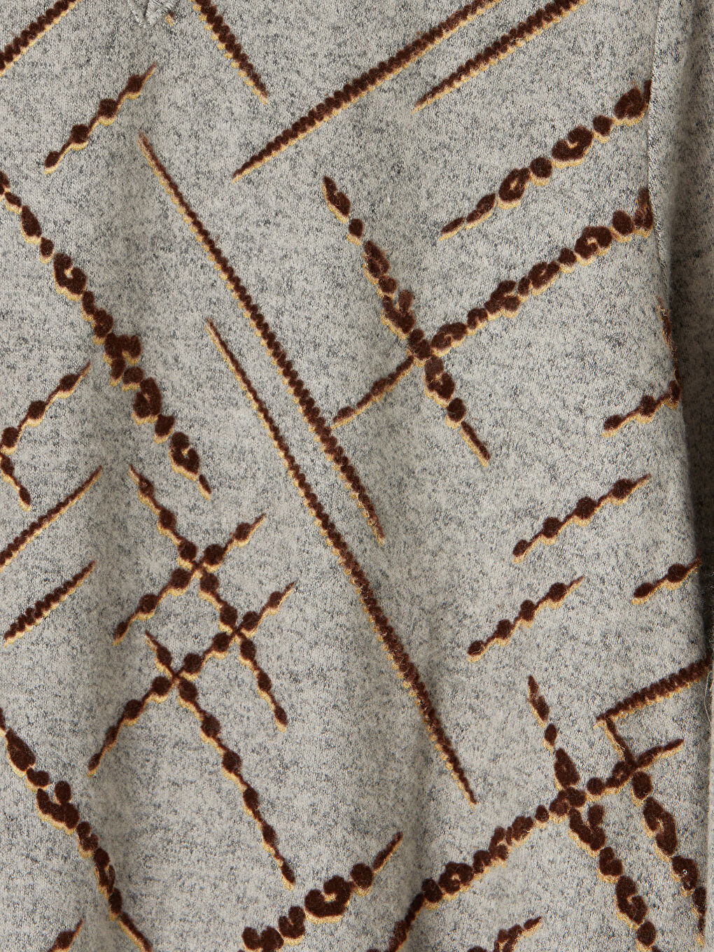 Bluză cu guler rotund și model-2