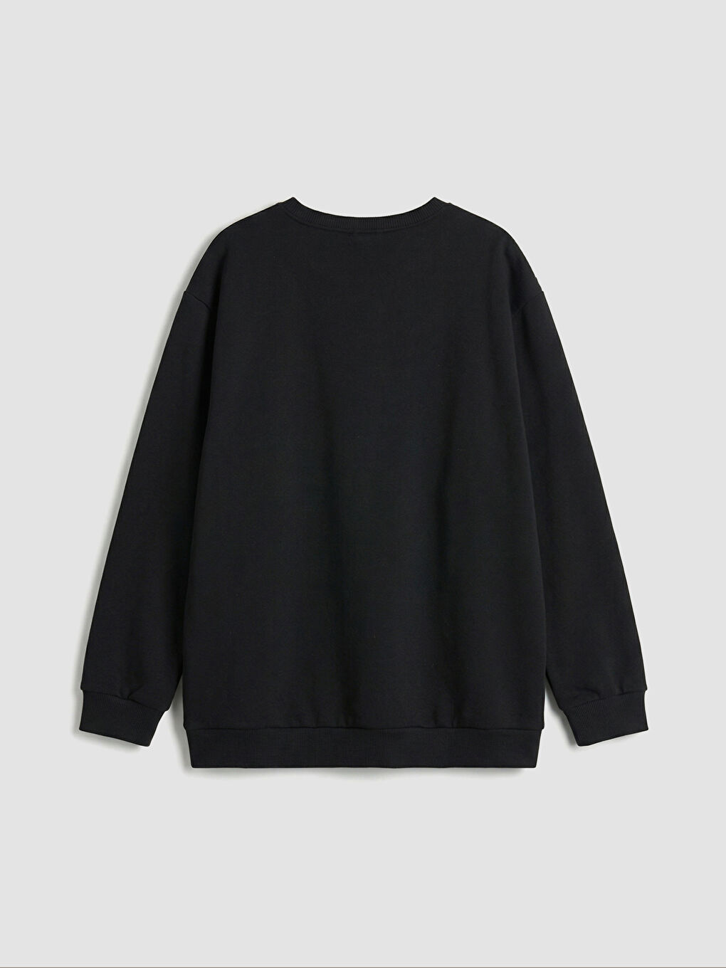 Siyah Stumble Guys Baskılı Erkek Çocuk Sweatshirt-1