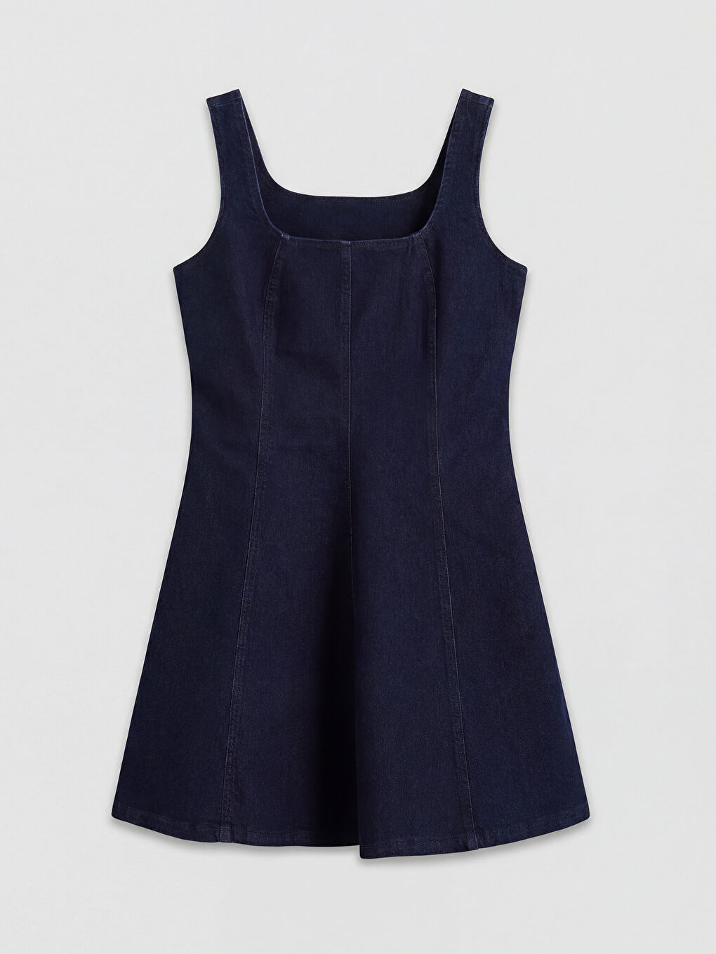 Жена Индиго Рокля от дънков плат-3