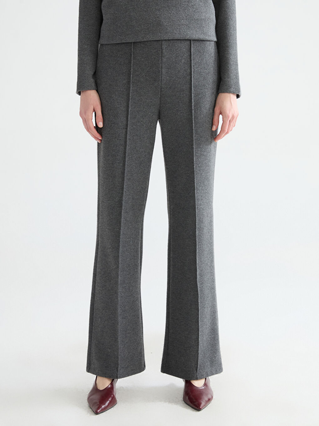 Woman ANTHRACITE Trousers-1